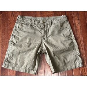 BUCK MASON Walk Shorts Men's Size 30 Olive Vintage Canvas 9.5" Inseam